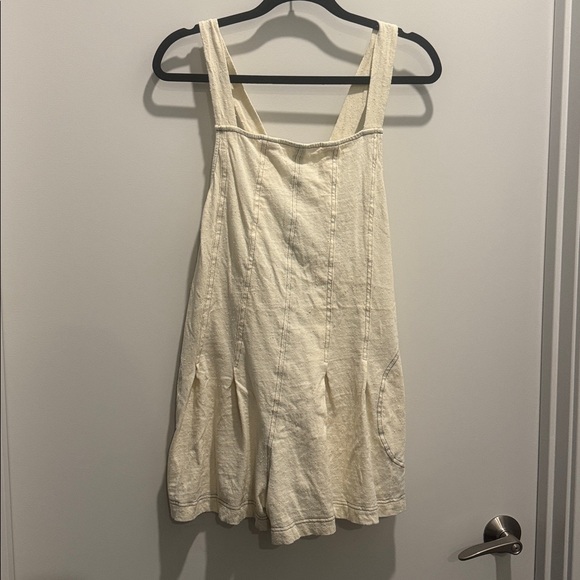 Free People Ace Romper in Cream - Picture 3 of 5